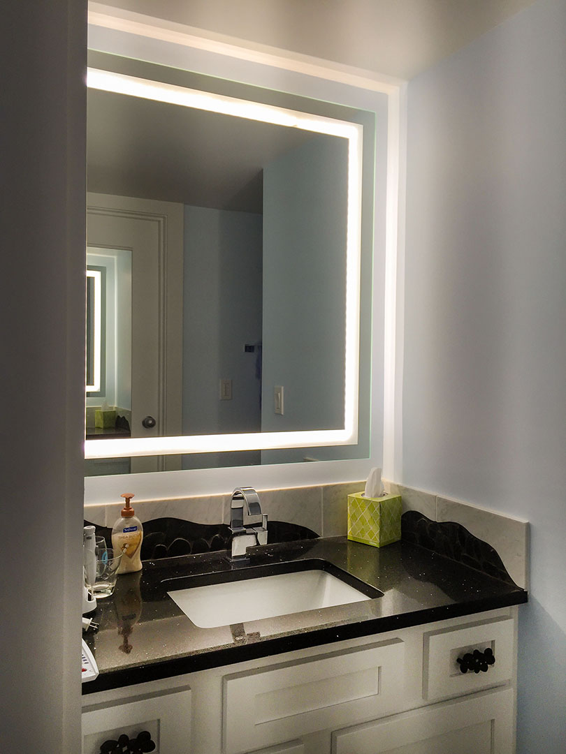 bathroom mirror light